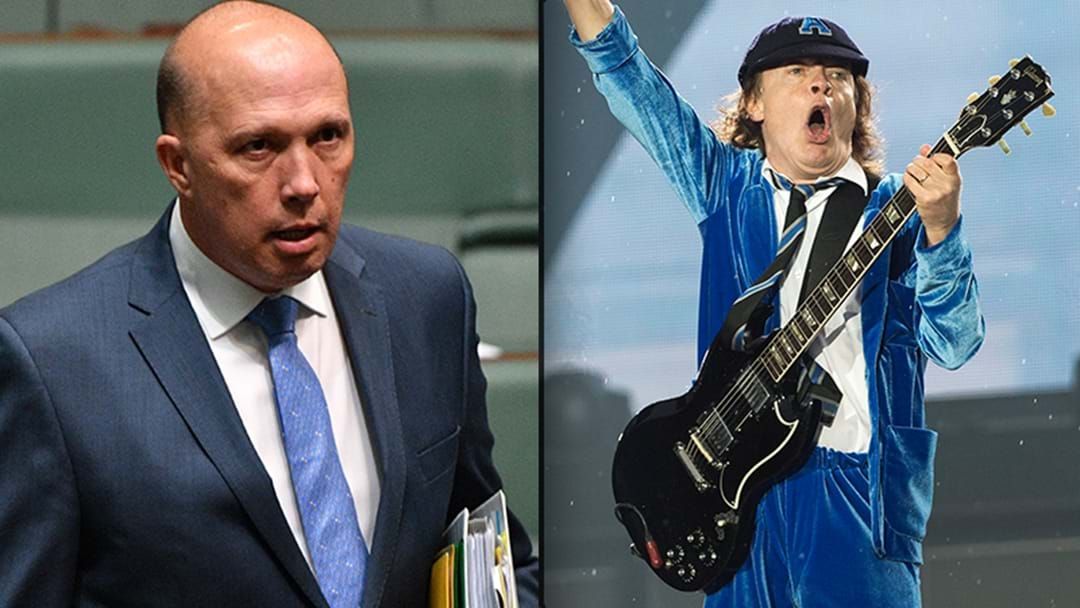 Article heading image for Can Peter Dutton Name His Favourite AC/DC Song?