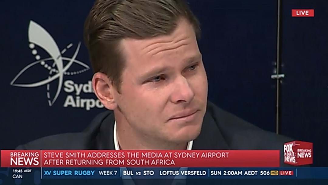 Article heading image for Smith Says Ball Tampering Affair A Failure Of His Leadership