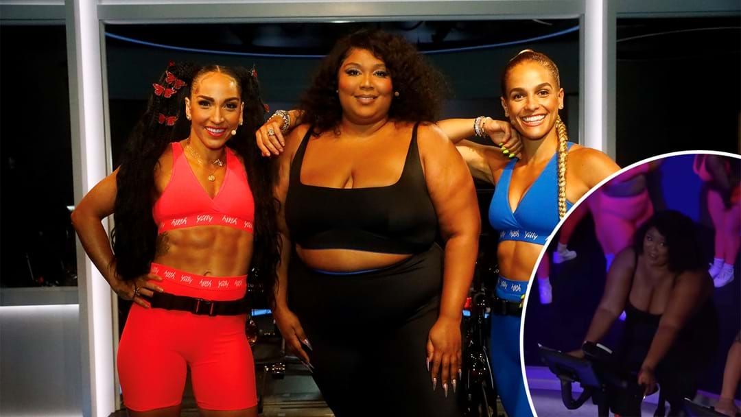 Article heading image for Lizzo Surprises Her Fans By Joining Their Peloton Class