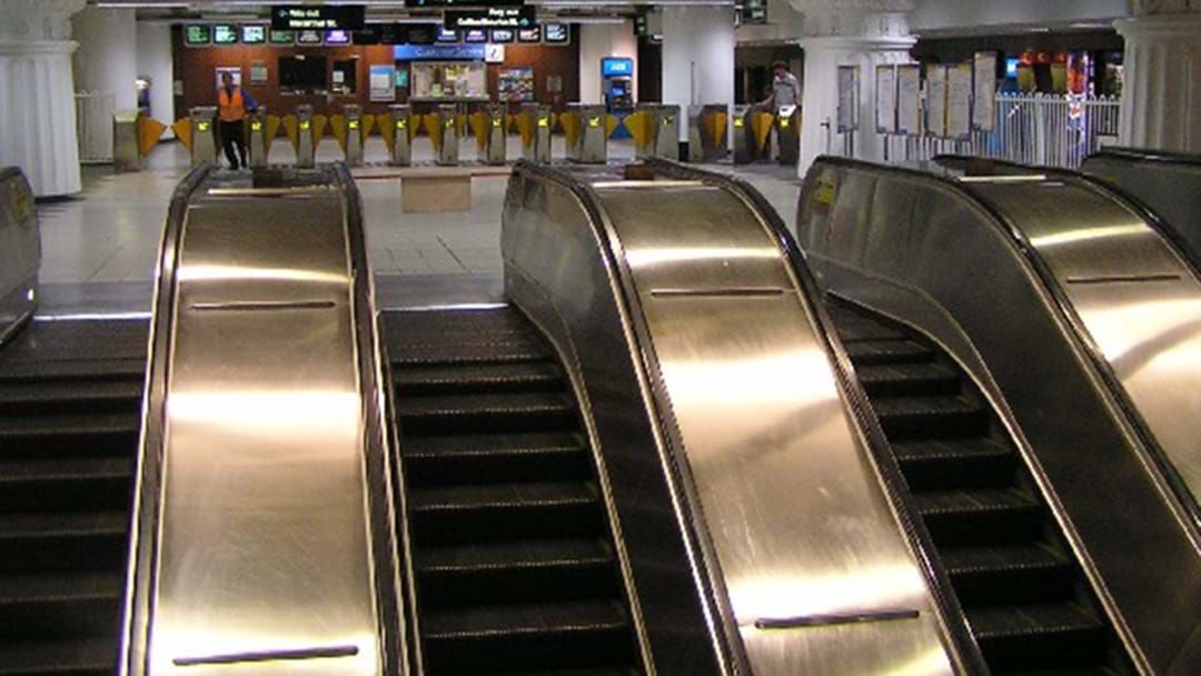 Article heading image for These Are Melbourne's Most Dangerous Train Station Escalators 