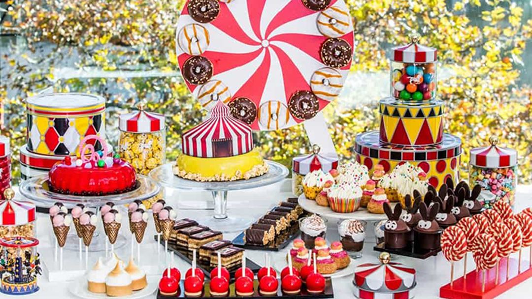 Article heading image for A Circus-Themed Dessert Buffet Has Landed In Melbourne & OH MY IT LOOKS SO GOOD