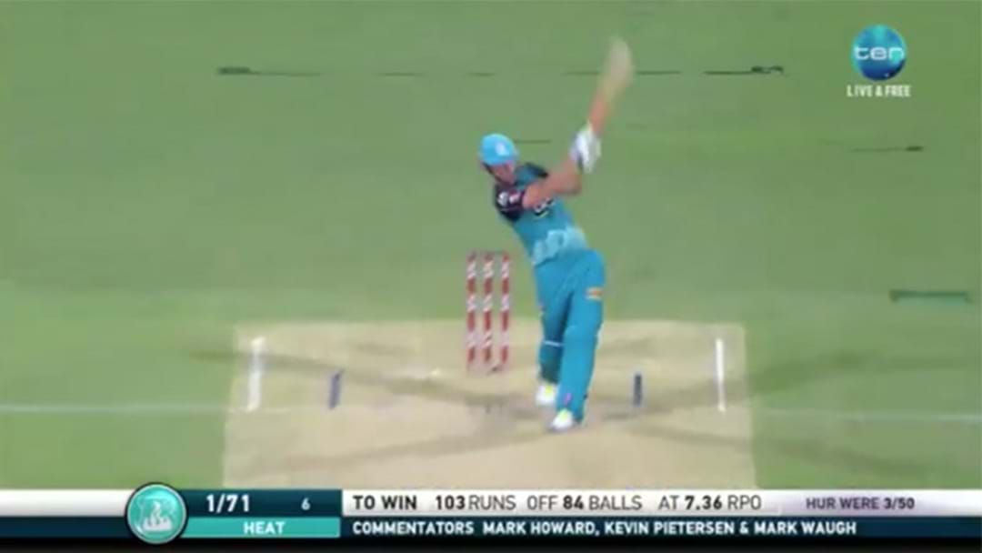 Article heading image for Chris Lynn Literally Hit A Six Out Of The Gabba Last Night