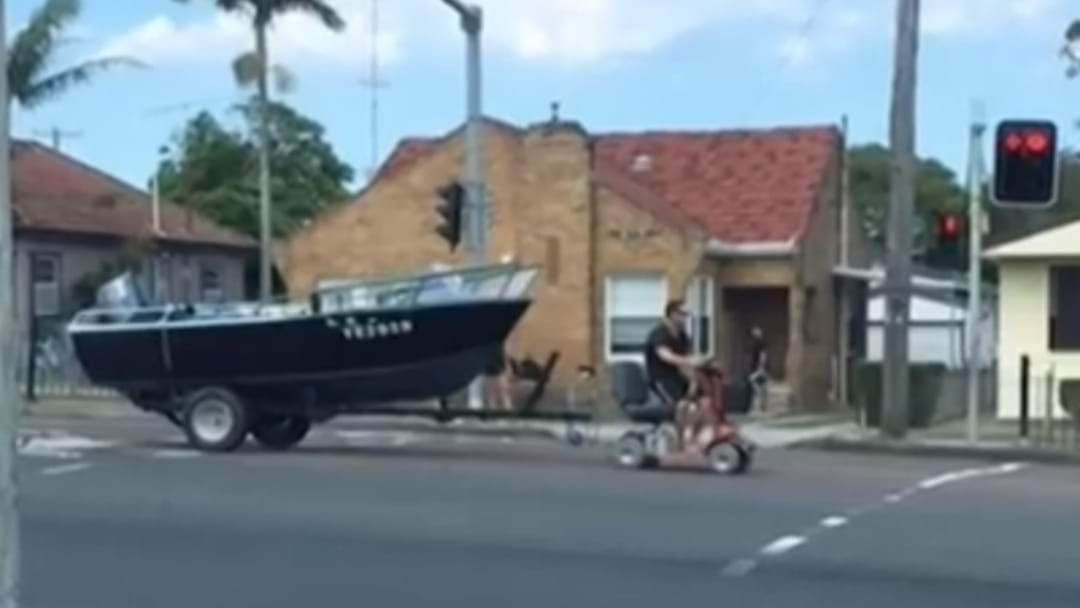 Article heading image for Charges After Mobility Scooter Tows Boat Through Belmont