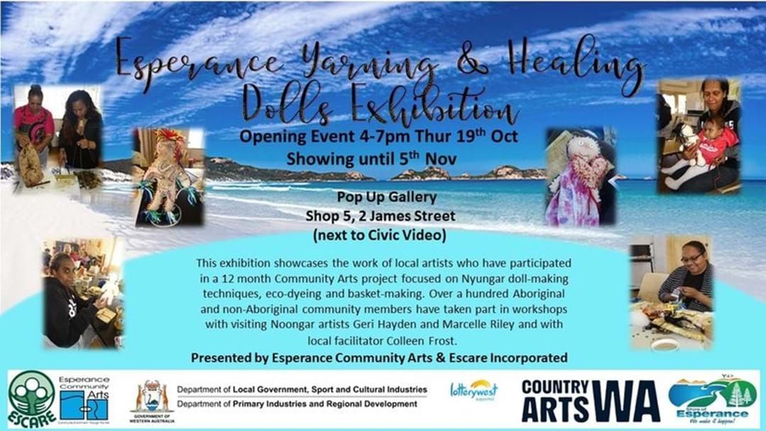 Article heading image for Esperance Yarning and Healing Dolls Exhibition
