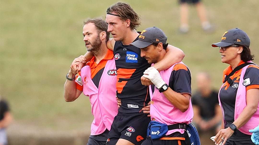 Article heading image for Suspected ACL Tear For GWS Top Pick Will Setterfield