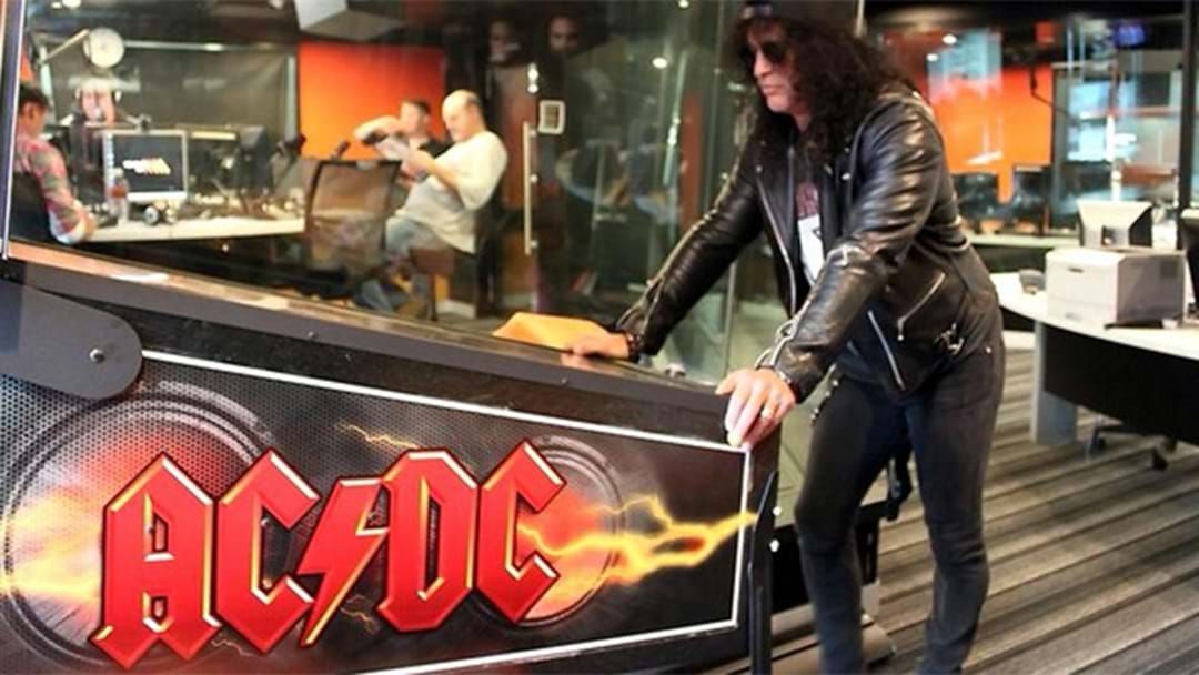 Article heading image for Mystery Surrounds Triple M's AC/DC Pinball Machine