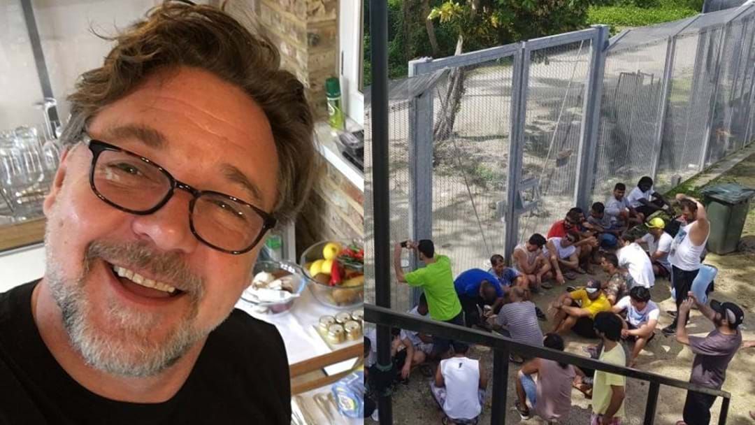 Article heading image for Russell Crowe Blasts Manus Island Detention Centre As ‘A Nation’s Shame’