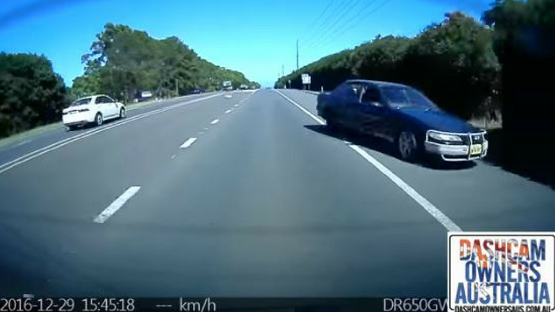 Article heading image for Bruxner Car Rollover Caught on Dashcam