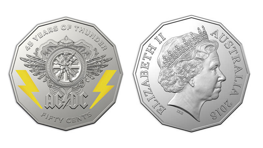 Article heading image for AC/DC Coins Released to Celebrate 45 Years!