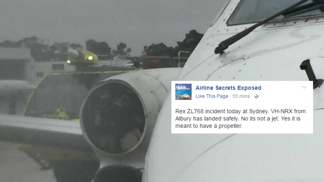 Article heading image for REX Plane Loses Propeller Between Albury and Sydney