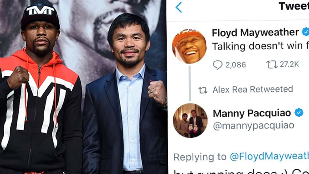 Manny Pacquiao Deletes Tweet Having A Dig At Floyd Mayweather | Triple M