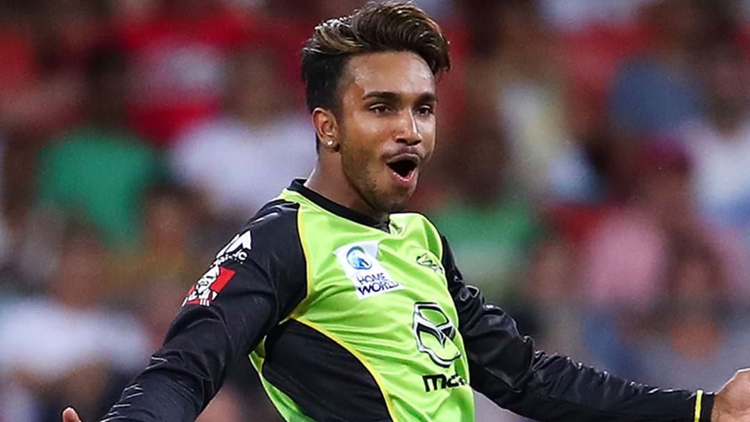 Article heading image for Sydney Thunder's Arjun Nair Suspended For Suspect Bowling Action