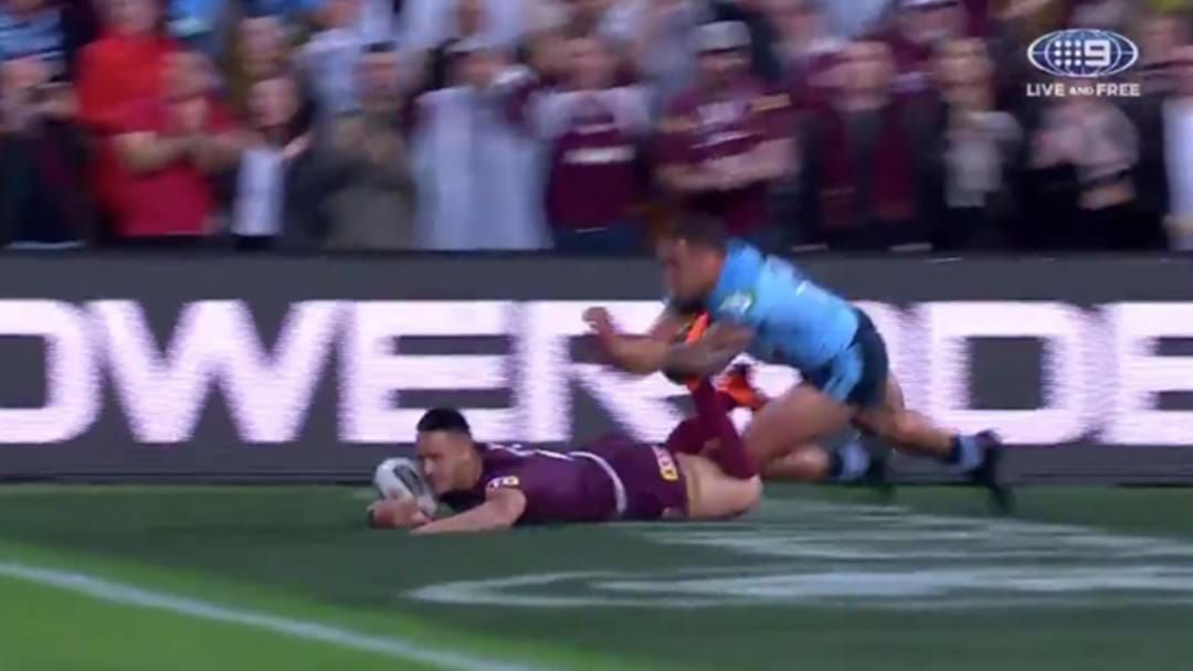 Article heading image for Blistering Intercept Try From Valentine Holmes Opens The Scoring