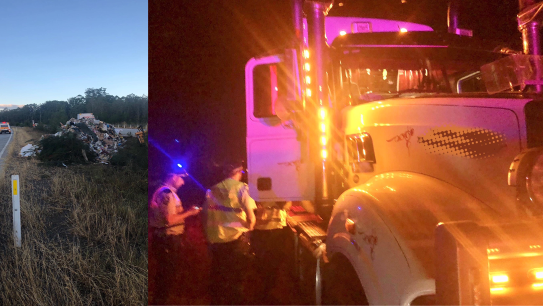 Article heading image for TRUCK CRASH: Driver Arrested Following B Double Crash Near Kempsey