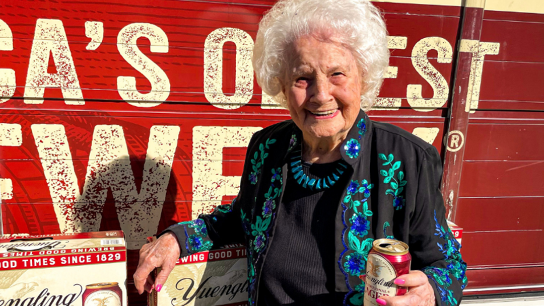 Article heading image for The Secret To 106-Year-Old Woman's Long Life Is Beer