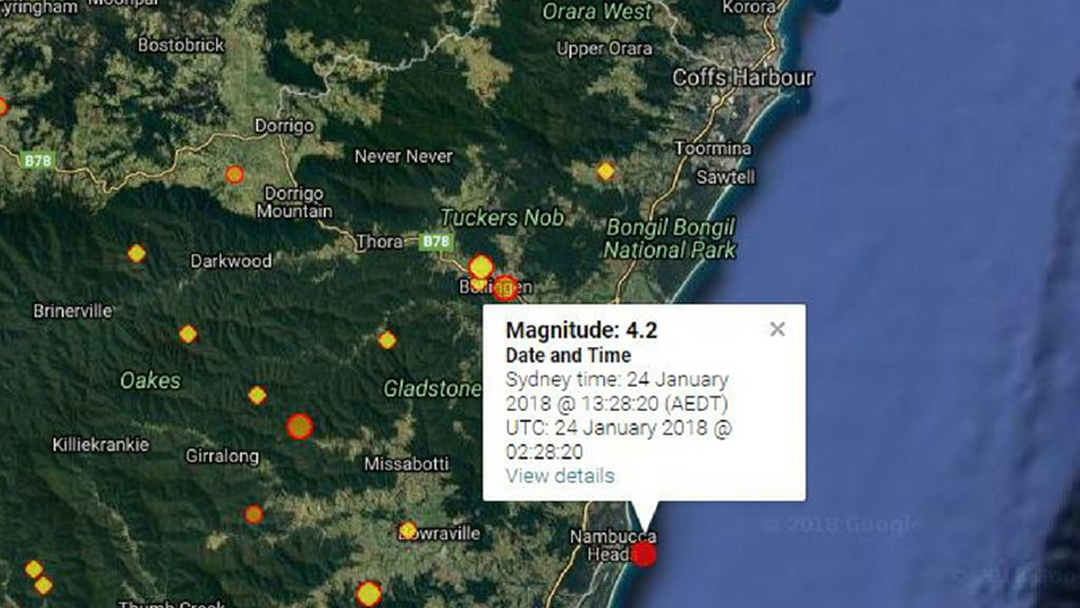 4 2 Magnitude Earthquake Shakes Coffs Harbour Triple M