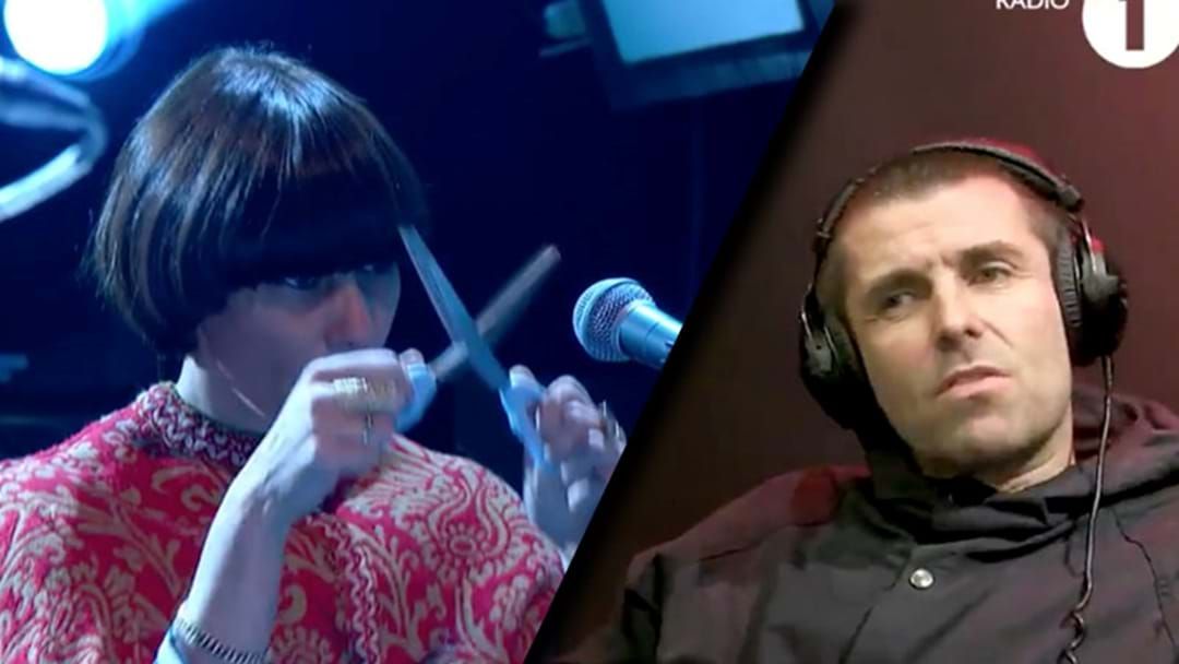 Article heading image for Liam Gallagher Takes The Piss Out Of Brother Noel For Having A Scissors Player in His Band