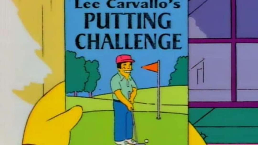 Article heading image for Attention Simpsons Fans! You Can Now Play Lee Carvallo's Putting Challenge Online!