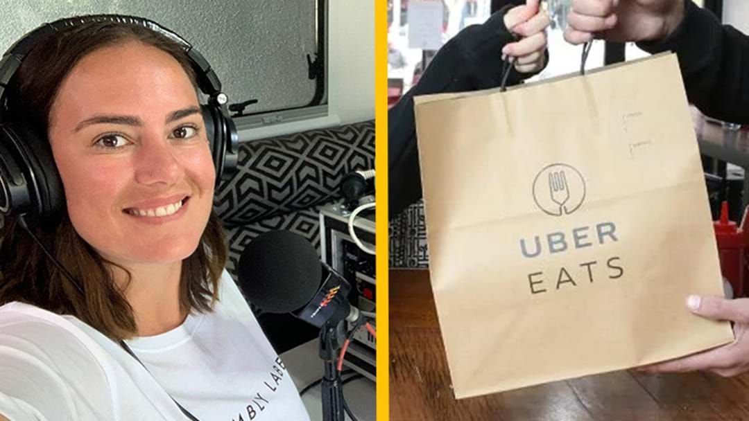 Article heading image for Margaux Parker Gets Stitched Up On-Air by Her ‘Uber Eats’ Delivery Driver