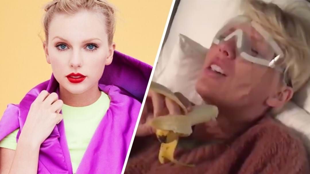 Article heading image for This Video Of Taylor Swift After Having Eye Surgery Has Us Crying 