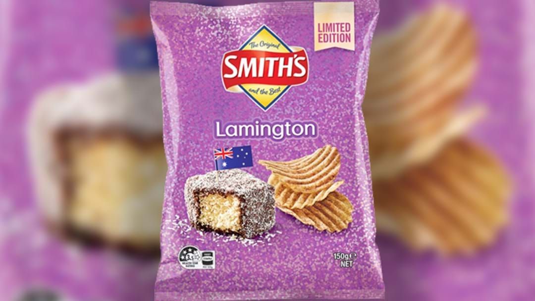 Article heading image for Apparently Smith's Are Releasing Limited Edition Lamington-Flavoured Chips
