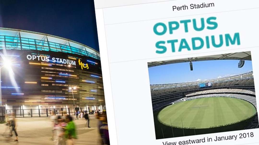 Article heading image for Someone Hacked The Optus Stadium Wiki To Applaud The Great Buddy Franklin