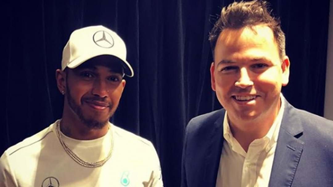 Article heading image for Tom Browne Interviews Lewis Hamilton For The Hot Breakfast