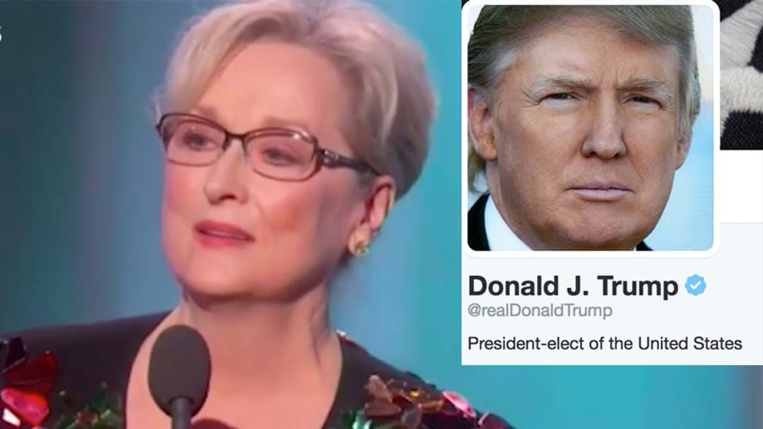 Article heading image for Donald Trump Woke Up At 5AM To Tweet About Meryl Streep
