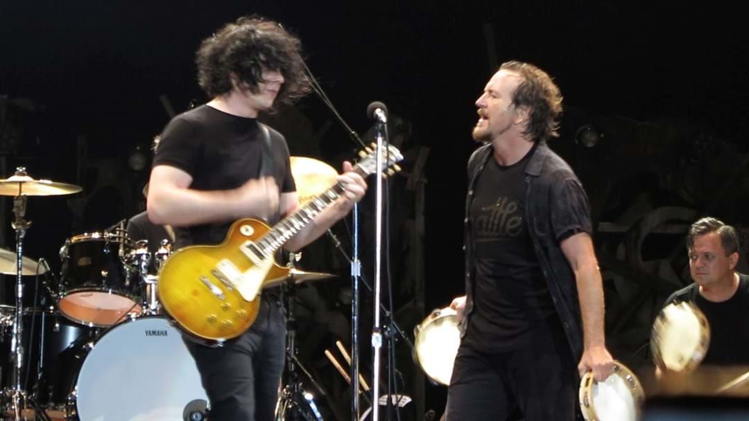 Article heading image for WATCH: Jack White Join Pearl Jam On Stage For Neil Young Cover