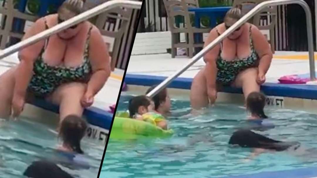 Article heading image for Woman Shaving Legs In Public Pool Is Just Plain Gross