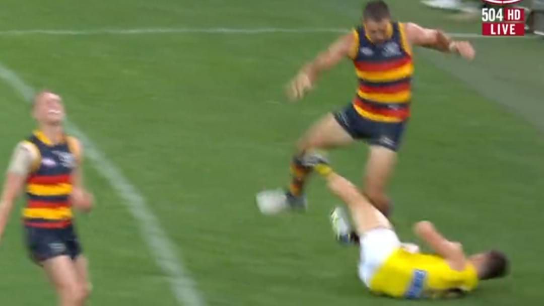 Article heading image for Tex Walker Calls Out Trent Cotchin’s “Deliberate” Kick
