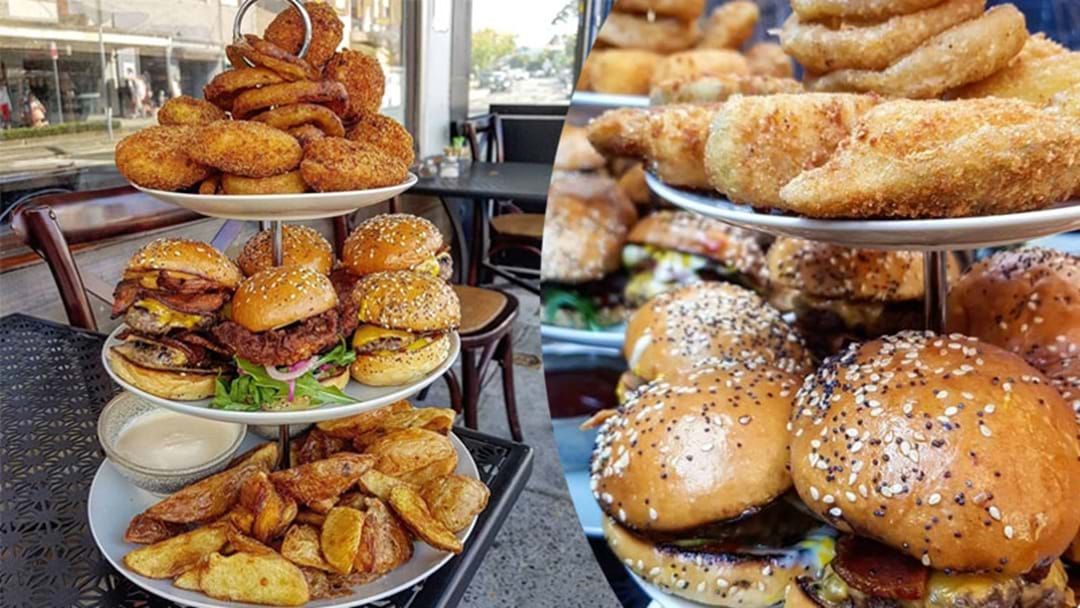 Article heading image for Stuff Scones, This Sydney Cafe's Doing BURGER High Teas
