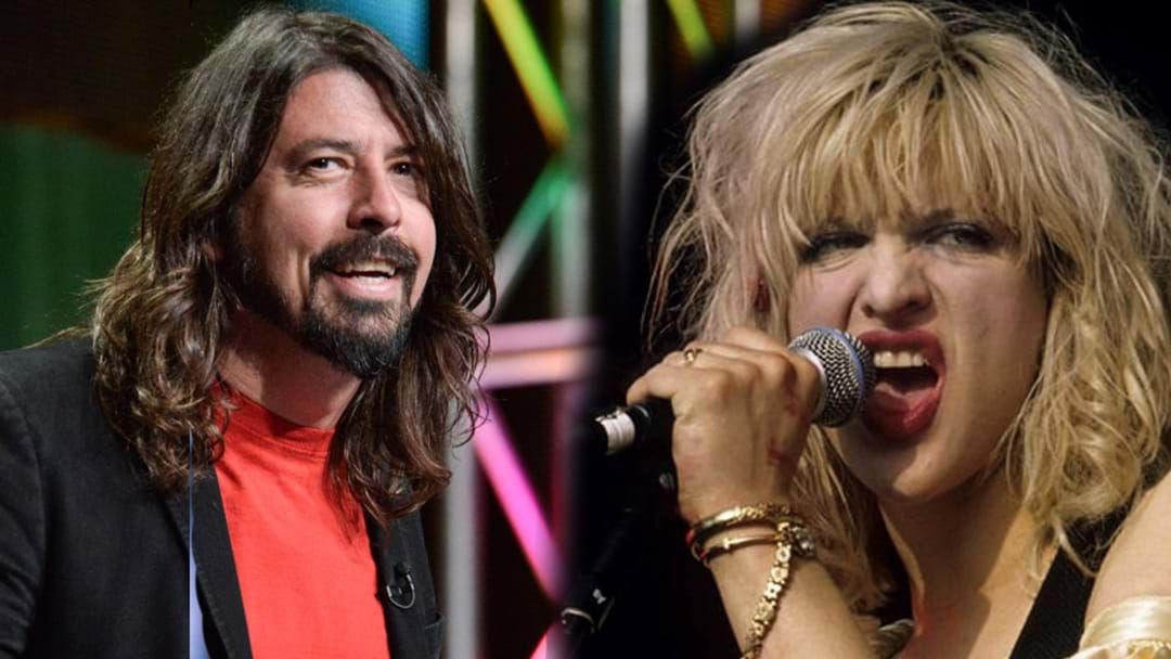 Article heading image for Have Dave Grohl & Courtney Love Made Up?