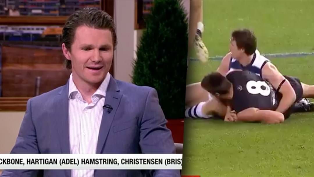 Article heading image for Patrick Dangerfield Explains That Tackle On Matthew Kreuzer