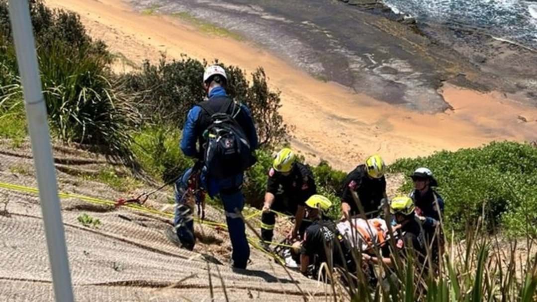 Article heading image for Paraglider Airlifted To Hospital After 30 Metre Fall Down Cliff
