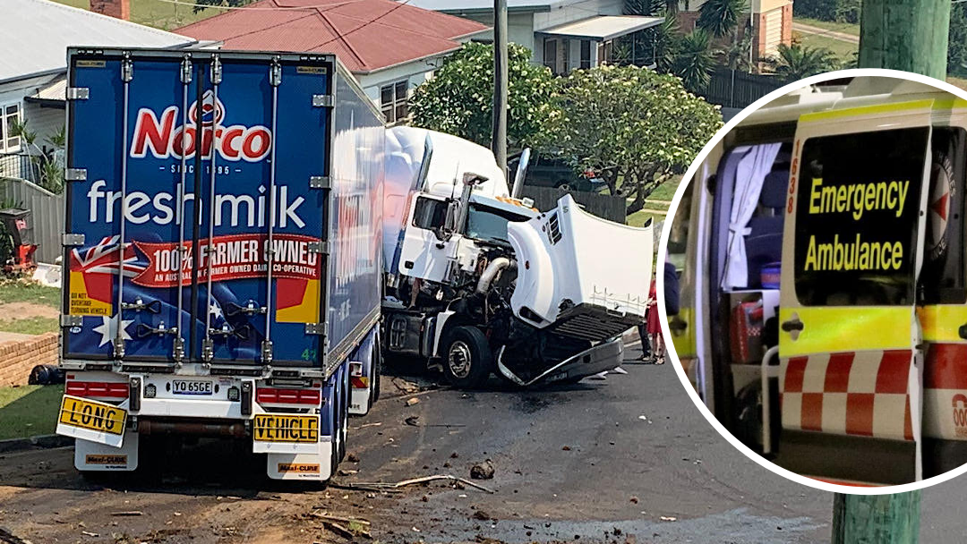 Article heading image for CRASH: Truck Leaves Highway Landing In Front Yard of Coffs Harbour Houses