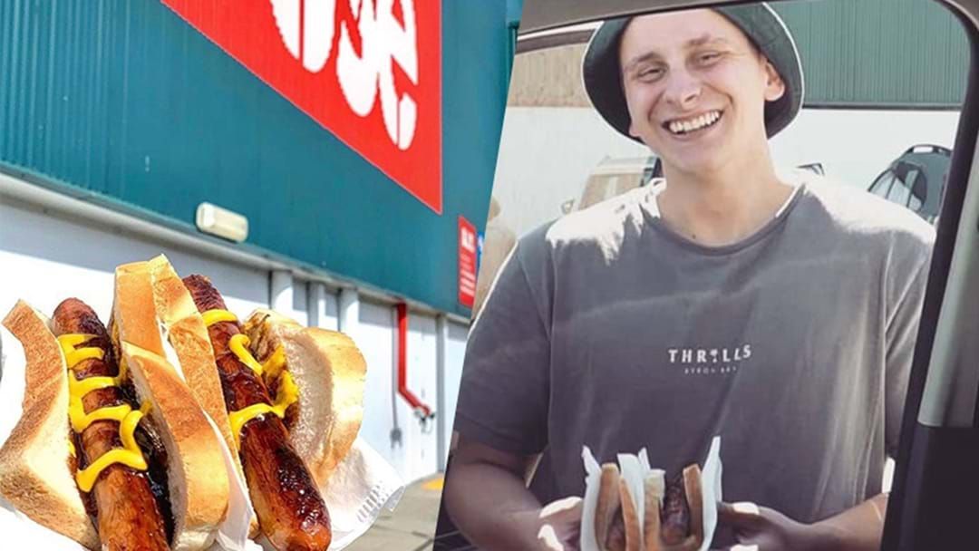 Article heading image for Aussie Bloke Who’s Attempting To Eat A Snag At Every Bunnings In Aus Reveals Horror Truth Behind Eating Too Many A Day!