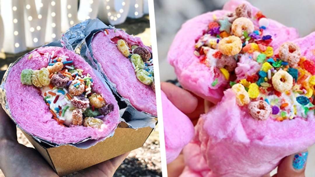 Article heading image for Fairy Floss Ice Cream Burritos Are Here - Flurritos! 