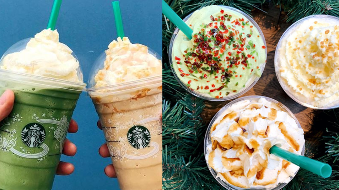 Article heading image for Starbucks is celebrating Christmas early with half price Frappuccinos on the Gold Coast