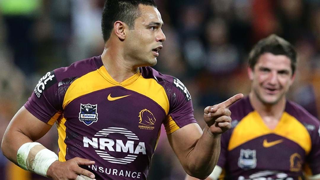 Article heading image for Ben Te'o Will Return To The NRL With The Broncos In 2020