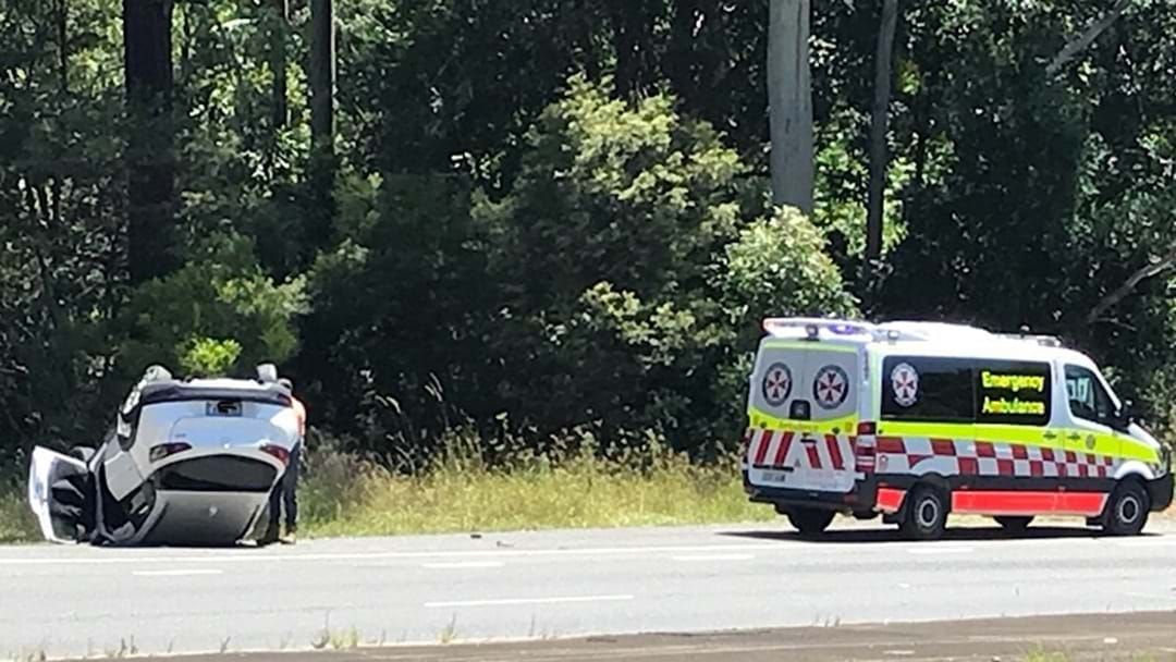 Article heading image for Car Left on Roof in Coffs Crash
