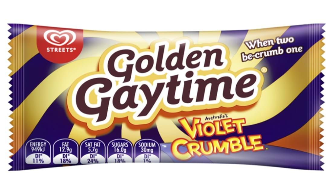 Article heading image for Aussie Faves Golden Gaytime And Violet Crumble Have Teamed Up And Released An Ice Cream