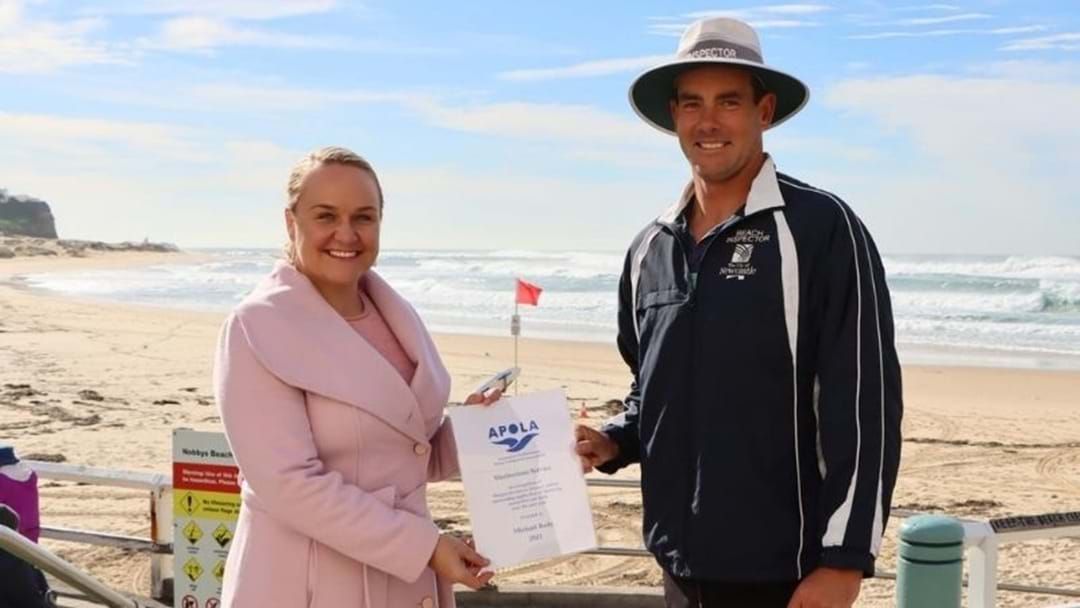 Article heading image for Newcastle Lifeguard Recognised for 20 Years of Service