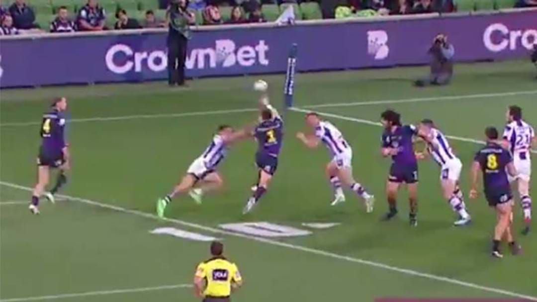 Article heading image for So Billy Slater Is Treating The Knights Clash As His Own Highlights Reel