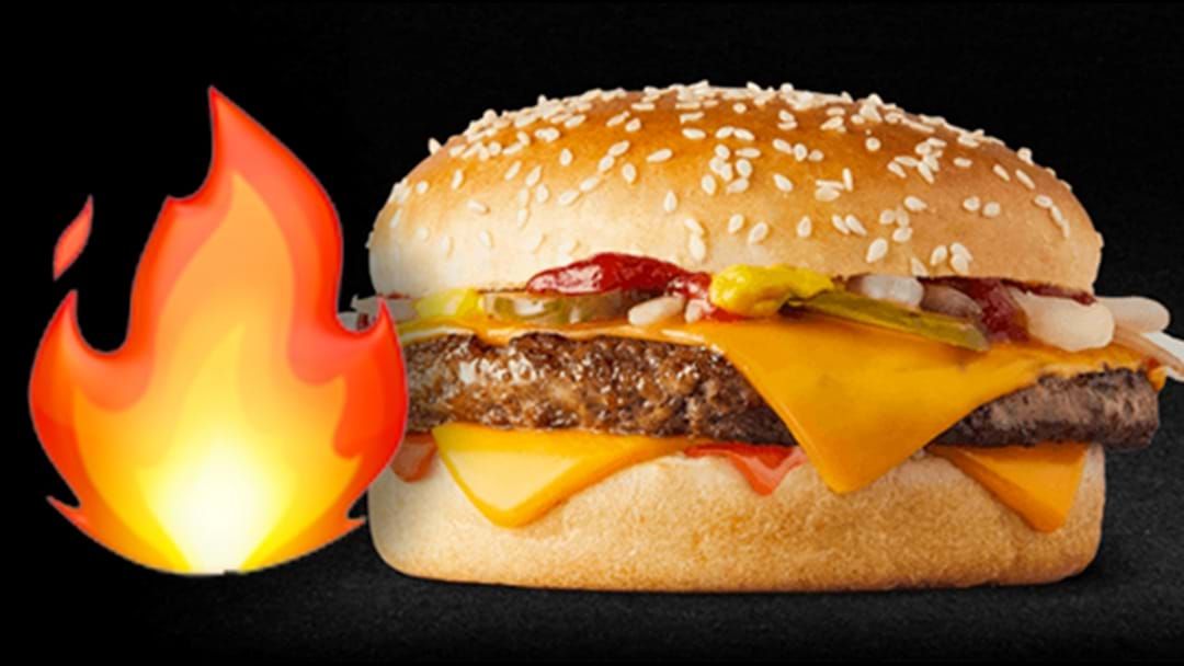Article heading image for Oh Boy: Macca's Has Sneakily Released A Chilli Quarter Pounder 