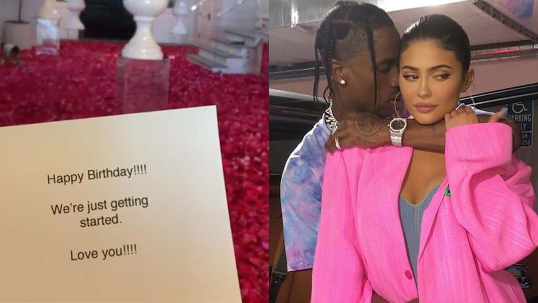 Article heading image for Travis Scott Reminds Us How Poor We Are With Kylie Jenner Birthday Present