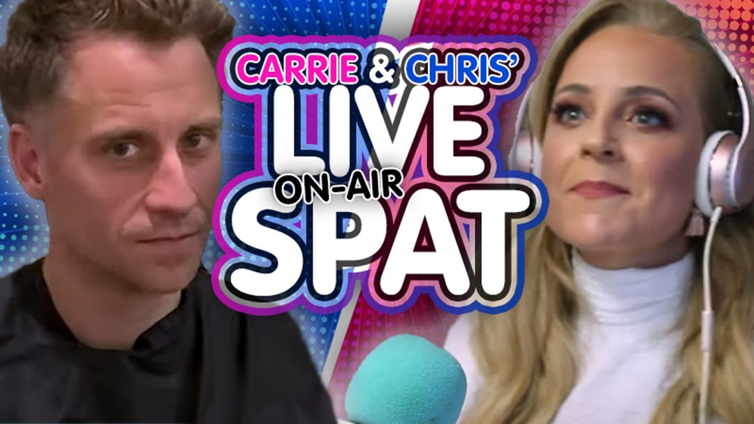 Article heading image for Carrie's ON-AIR SPAT With Her Partner Chris!