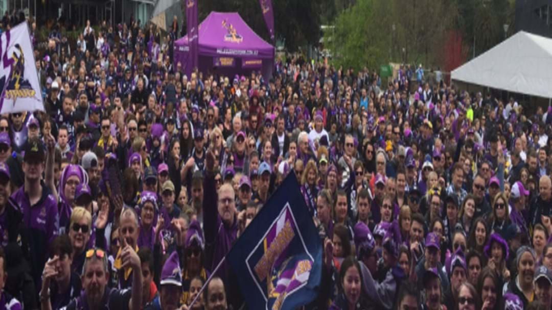 Article heading image for Thousands Pack Into Fed Square To Welcome Home The Storm