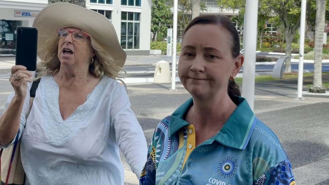 Article heading image for Anti-Vaxxer Cuts Off Queensland Health Minister At Presser