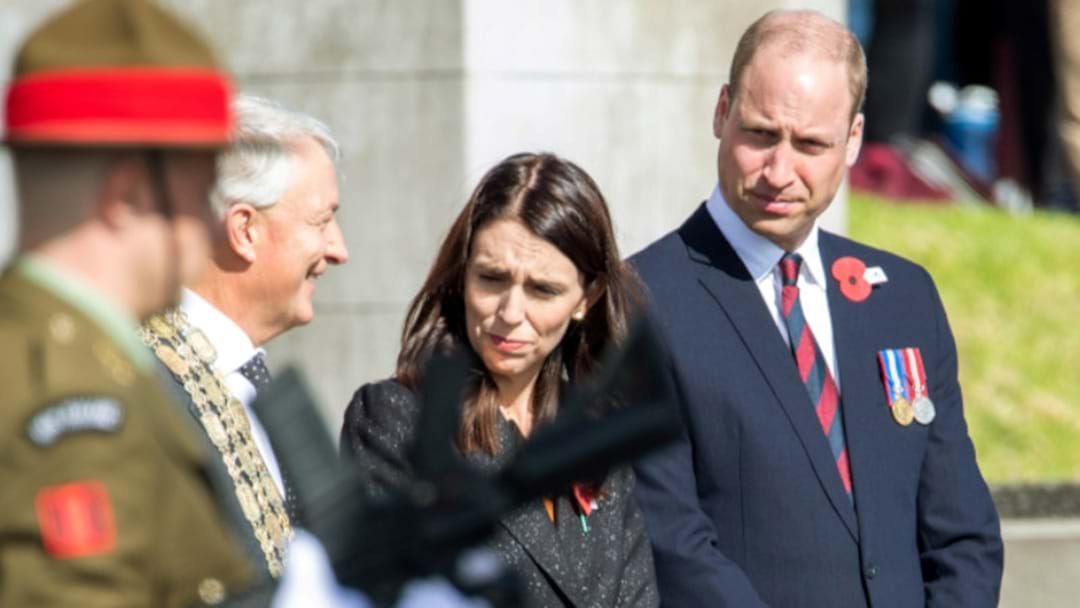 Article heading image for Prince William Joins Jacinda Ardern At NZ Anzac Day Service